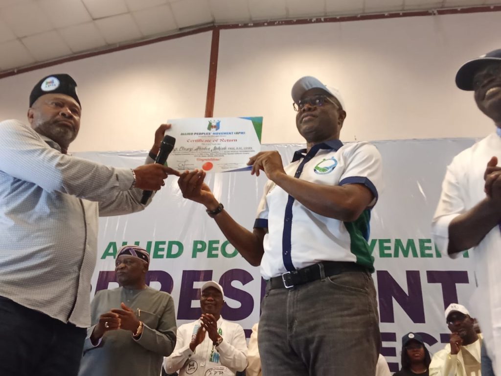 2027 Presidential Election: APM Affirms Governor Seyi Makinde as Presidential Candidate